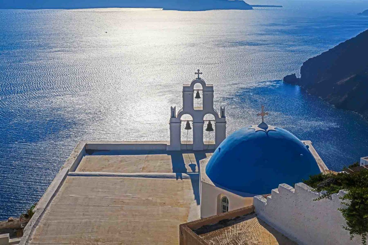 View from Santorini, Greece